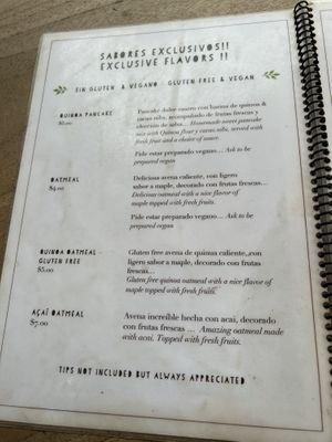   at Good Vibes Cafe in Montanita