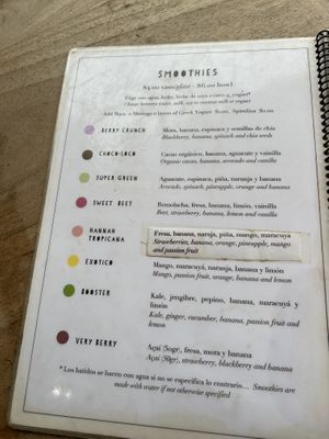   at Good Vibes Cafe in Montanita