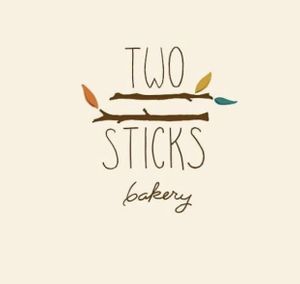 Logo! at Two Sticks Bakery in Bloomington
