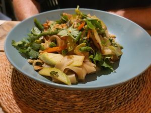 Pad thai - tastes more like a generic stir fry at Es Taller in Valldemossa