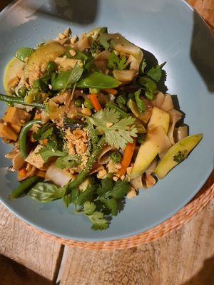 Pad thai - tastes more like a generic stir fry at Es Taller in Valldemossa