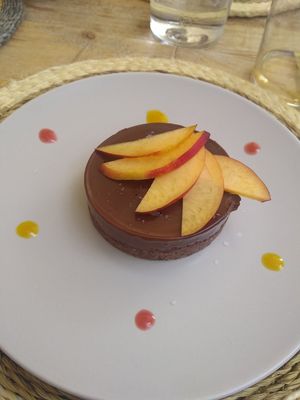 Chocolate cake at Es Taller in Valldemossa