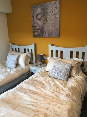 The room we had so beautiful  at Peasholm Park Vegan B&B in Scarborough