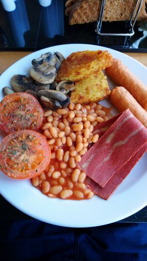 Breakfast 😋 at Peasholm Park Vegan B&B in Scarborough