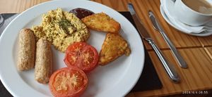 Breakfast at Peasholm Park Vegan B&B in Scarborough