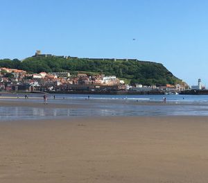 Scarborough Castle from the South Bay. at Peasholm Park Vegan B&B in Scarborough