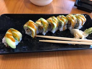 Vegan sushi at Bachi in Charlotte