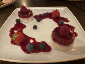 Panna Cotta at Kuli Alma in Frankfurt