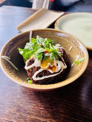 Falafel at Kuli Alma in Frankfurt