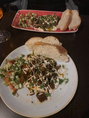 Shawarma Pilz und aus Saitan. (Hauptspeise)   at Kuli Alma in Frankfurt
