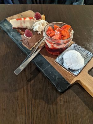 sort of deserts at Kuli Alma in Frankfurt