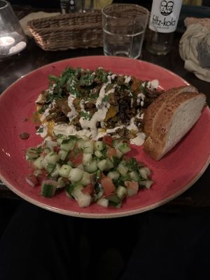 Schawarma  at Kuli Alma in Frankfurt