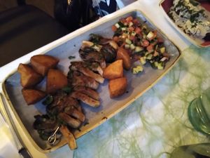 Austernpilz-Spies at Kuli Alma in Frankfurt