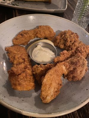 Gebackene Kräutersaitlinge   at Kuli Alma in Frankfurt