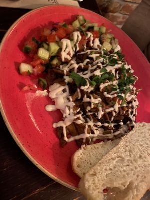 Hausgemachtes Shawarma  at Kuli Alma in Frankfurt