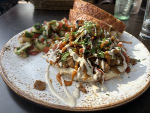 Schwarma  at Kuli Alma in Frankfurt