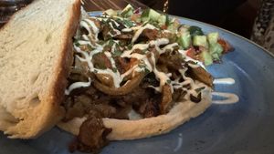 Homemade Shawarma  at Kuli Alma in Frankfurt