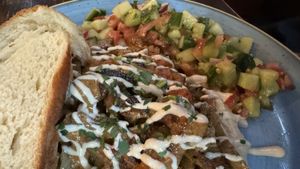 Homemade Shawarma  at Kuli Alma in Frankfurt