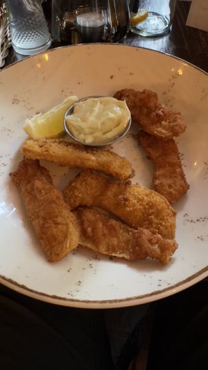 Gebackene Kräuterseitlinge  at Kuli Alma in Frankfurt