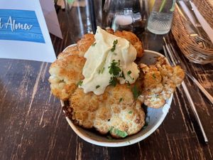 Cauliflower aioli   at Kuli Alma in Frankfurt