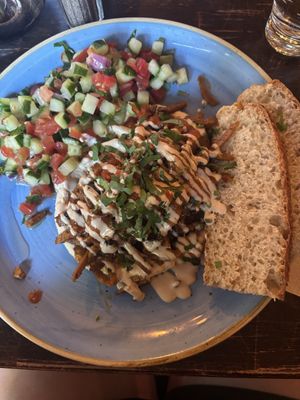 Homemade Shawarma  at Kuli Alma in Frankfurt