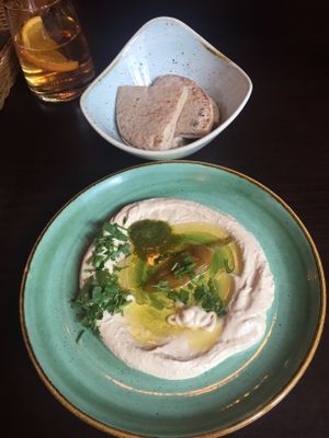 Hummus  at Kuli Alma in Frankfurt