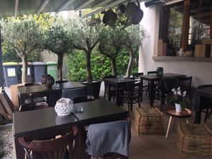 Outside  at Kuli Alma in Frankfurt