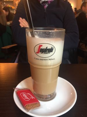 Latte Machiatto at Kuli Alma in Frankfurt