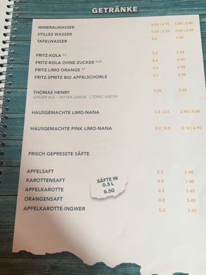 Drinks  at Kuli Alma in Frankfurt