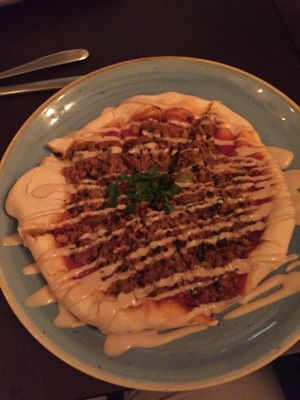 Pizza  at Kuli Alma in Frankfurt