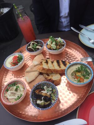 Starter platter  at Kuli Alma in Frankfurt