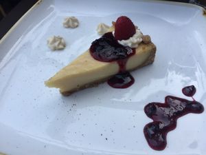 Cheese cake  at Kuli Alma in Frankfurt