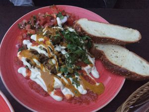 Seitan Shawarma  at Kuli Alma in Frankfurt