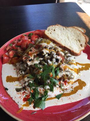 King oyster mushroom shawarma (13,90€) at Kuli Alma in Frankfurt