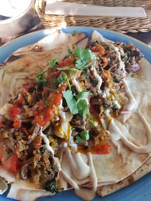 Shawarma at Kuli Alma in Frankfurt