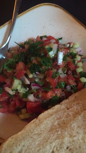 Salad at Kuli Alma in Frankfurt