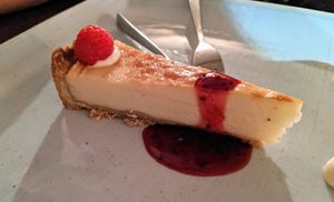 Vegan Cheesecake at Kuli Alma in Frankfurt