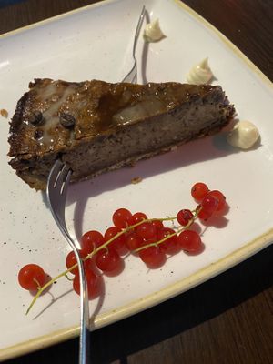 Mocca Tahini cake. Must try!!! at Kuli Alma in Frankfurt