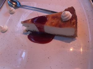 Cheesecake at Kuli Alma in Frankfurt
