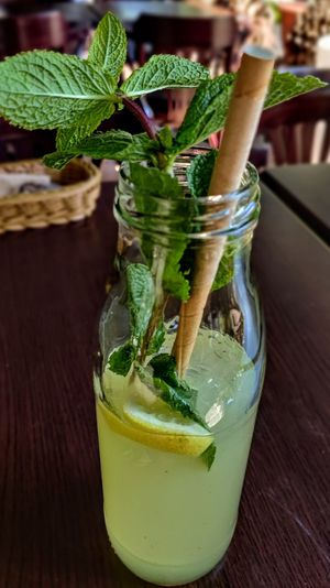 Homemade lemonande Nana at Kuli Alma in Frankfurt