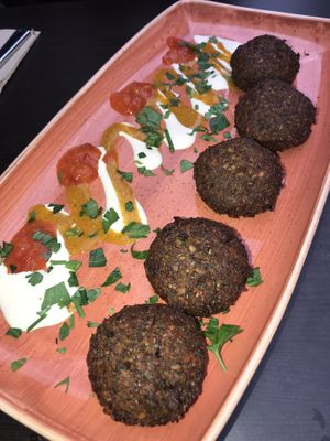 Falafel at Kuli Alma in Frankfurt