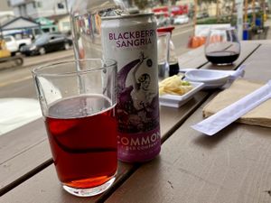 Blackberry Sangria  at NoW Sushi in San Diego