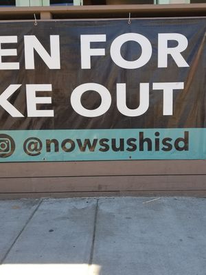 Instagram at NoW Sushi in San Diego