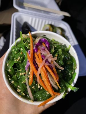 Seaweed salad at NoW Sushi in San Diego