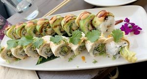 Rocky and Marilyn at NoW Sushi in San Diego