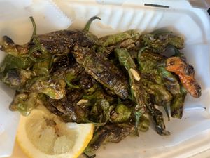 Shishito peppers at NoW Sushi in San Diego