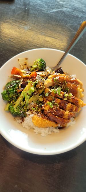 Chicken katsu at NoW Sushi in San Diego