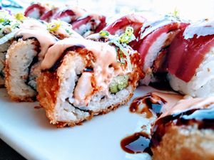 Barbosa at NoW Sushi in San Diego