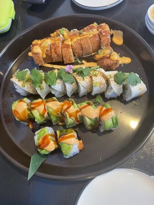 Top: Barbosa, Middle: Marilyn, Bottom: Rocky  at NoW Sushi in San Diego