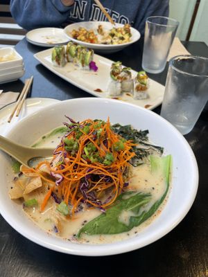 Ramen  at NoW Sushi in San Diego